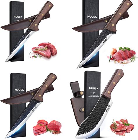 Amazon Huusk Butcher Knife For Meat Cutting Bundle With Deboning