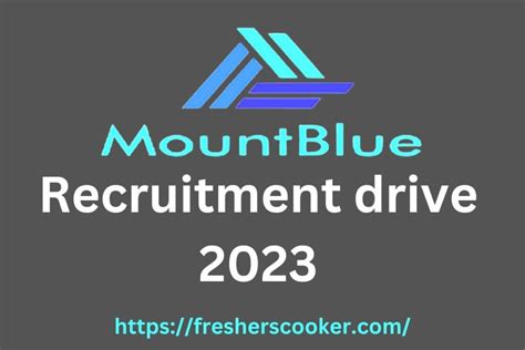 Mountblue Recruitment Software Engineer Trainee