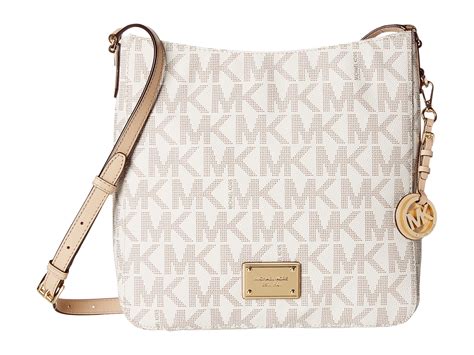 Michael Michael Kors Jet Set Travel Large Messenger Vanilla Leather W