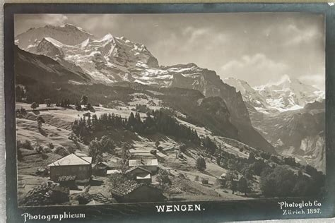 Vintage Photoglob Fotokarte Wengen Kaufen Auf Ricardo