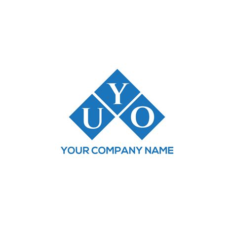 UYO letter logo design on white background. UYO creative initials letter logo concept. UYO ...