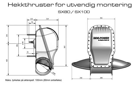 Sleipner Sx100 Stern Thruster Nettbåt As