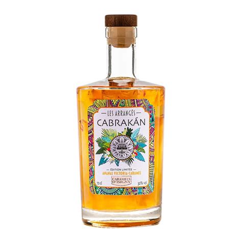 Rhum Arrangé Artisanal à Lananas Et Caramel Disigny Cabrakan 70cl