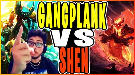 Solarbacca Gangplank Vs Shen Master Patch 12 17 Youtube