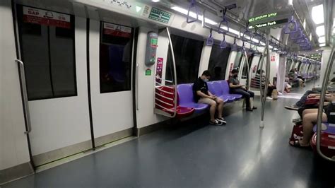 Singapore Train Ride From Harbourfront To Outram Park MRT Station YouTube