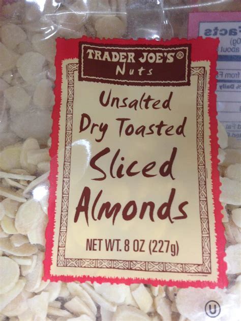 Amazon Trader Joe S Unsalted Dry Toasted Sliced Almonds