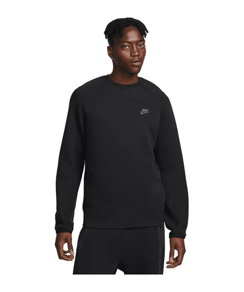 Nike Tech Fleece Crew Sweatshirt Schwarz F010 Lifestyle Freizeitbekleidung