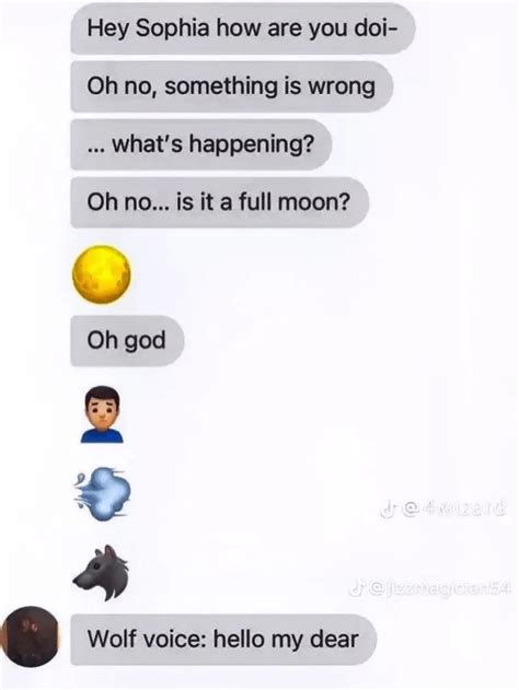 Your Wolf Voice Is Hello My Dear Rihaveihaveihavereddit