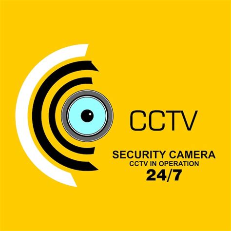 Premium Vector Security Camera Cctv In Operation Sign