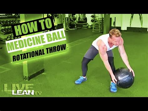 How To Do A MEDICINE BALL ROTATIONAL THROW AGAINST WALL Exercise