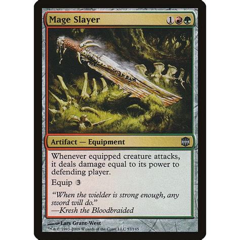 Mtg 金英語版 《魔道士殺しの剣mage Slayer》★foil★ アラーラ再誕 Arb Arbenf057ツクモヤ ヤフー店