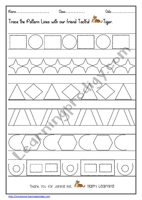 Preparing For School - Shapes Tracing Lines for Toddlers ...