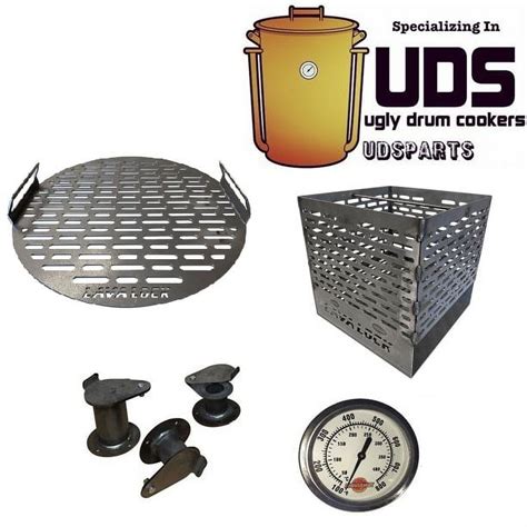 Lavalock Uds Parts Kit Complete Build Your Own Ugly Drum Smoker