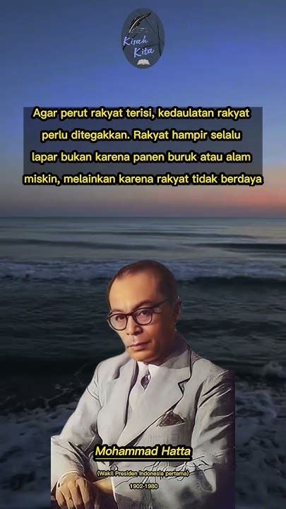 Kata Kata Bijak Mohammad Hatta Quotes Shorts Kisahkita26 Youtube