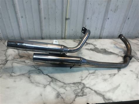 89 Yamaha Xv 250 Xv250 Virago Muffler Pipe Exhaust Ebay