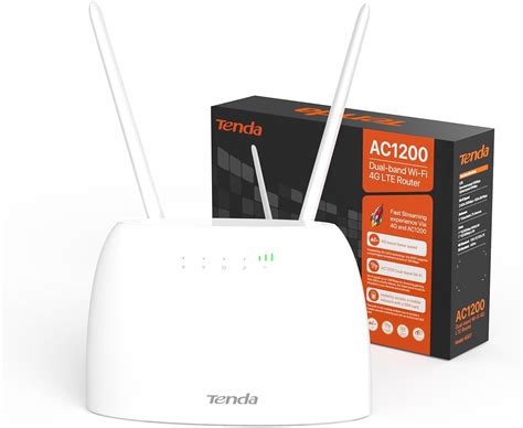 Tenda 4G07 Router 4G LTE Con SIM Router WiFi AC1200 Dual Band Con Slot