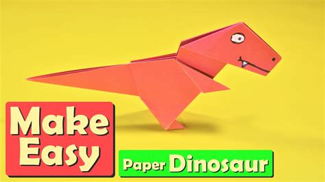 How To Make Easy Origami Dinosaur 】step By Step Instructions E3