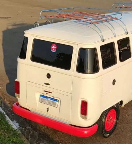 Bagageiro Teto Kombi Logo Vw C Escada Clipper Frete Gr Tis