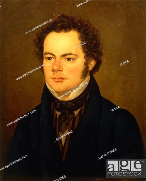 Austria 19th Century Portrait Of Franz Peter Schubert Vienna 1797