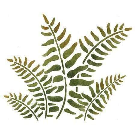 Stencils Border Fern Stencilease