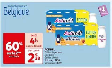 Promo Actimel Chez Auchan ICatalogue Fr