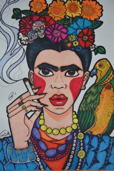 Frida Kahlo Als Kunstdruck Oder Gem Lde