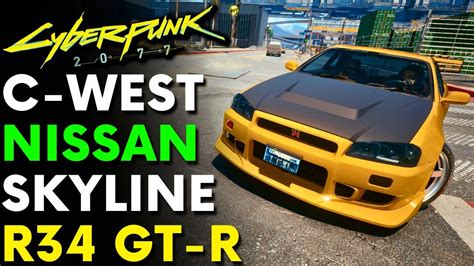 C West Nissan Skyline R Gt R Cyberpunk Mods Youtube