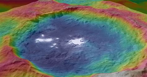 Nasas Tantalising New Map Of Ceres Fails To Solve Bright Spots