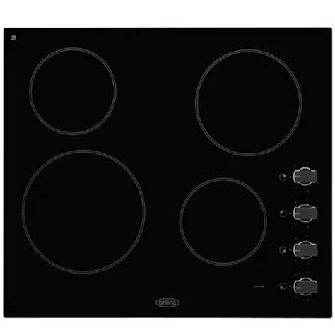 Belling 60cm Bevelled Ceramic Hob Knob Control