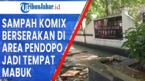 Area Pendopo Palabuhanratu Sukabumi Jadi Tempat Mabuk Mabukan Sampah