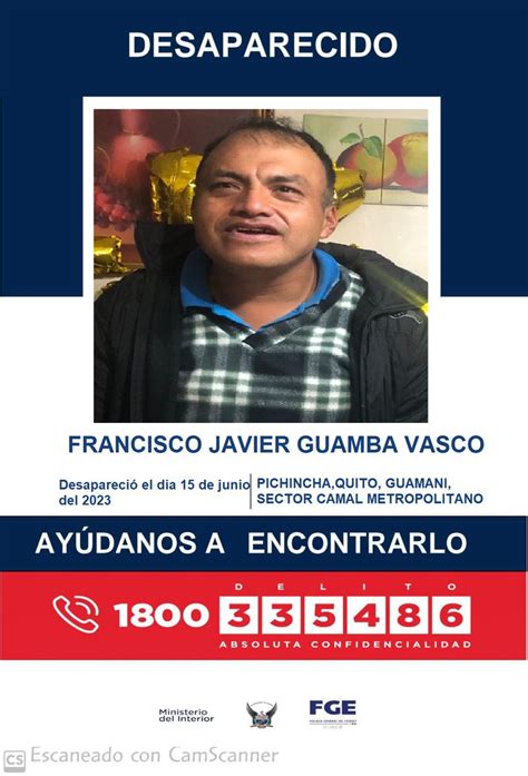 Policía Ecuador On Twitter AyÚdanos A Encontrarlo🚨🚨 Francisco Javier