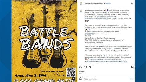 Battle Of The Bands Coming To Waco