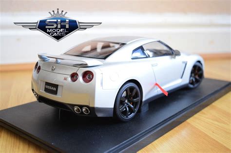 1 18 Autoart Nissan R35 Gtr Ultimate Silver With Matt Black Wheels 77391 1776203480