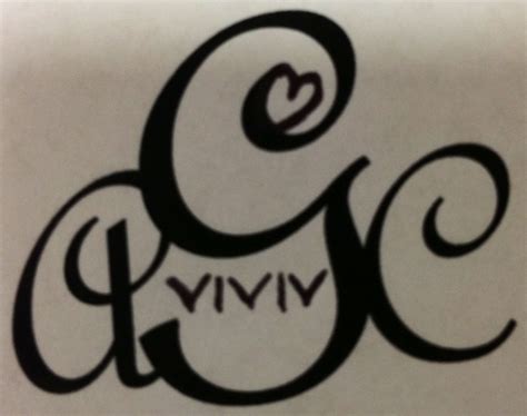 Monogram for tattoo