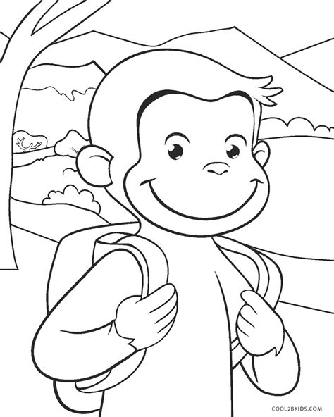 Curious George Coloring