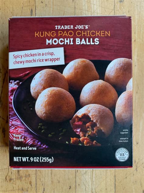 Trader Joe S Kung Pao Chicken Mochi Balls Review Club Trader Joe S