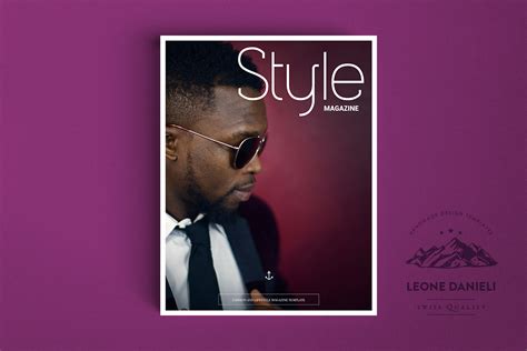style fashion magazine  behance
