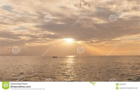 Sunset On Grand Cayman Island Cayman Islands Stock Image Image Of