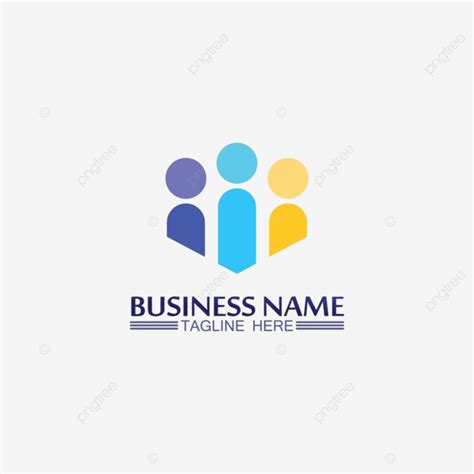 Vector Logo Design Group Collaborative Work Team Building And Business ...