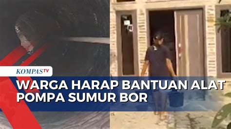 Air Bantuan Tak Cukupi Kebutuhan Warga Way Laga Berharap Mesin Sumur