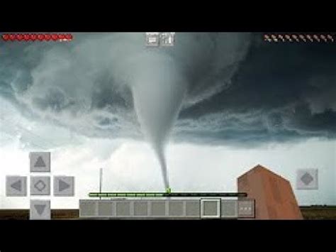 How To Make Realistic TORNADO In Minecraft Minecraft Bedrock