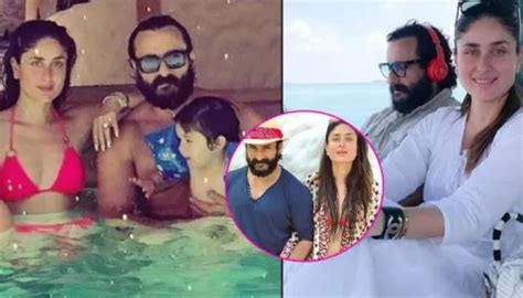 Kareena Kapoor Khan And Saif Ali Khan Look Smoking Hot In Beachwear At