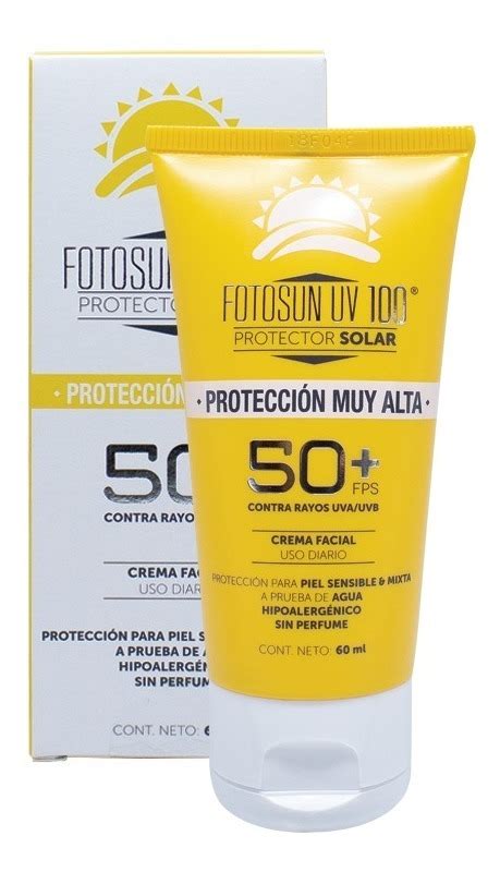 Protector Solar Facial Fotosun Uv Ml Fps Six Pack Meses Sin