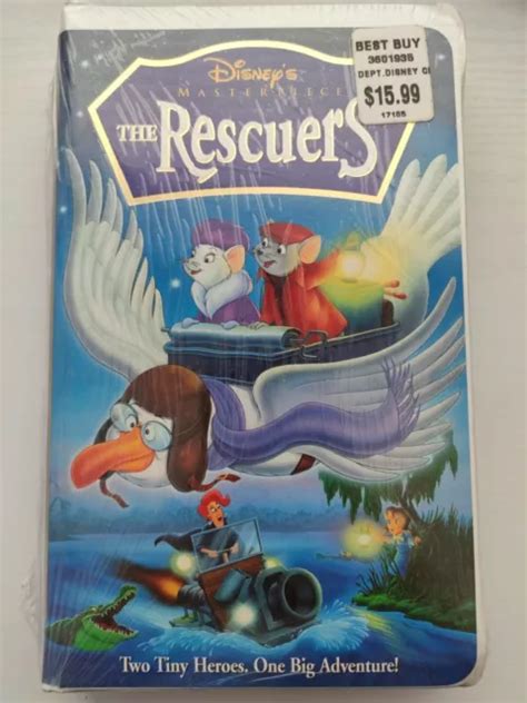 NEW SEALED DISNEY Disneys The Rescuers VHS Masterpiece Collection Walt