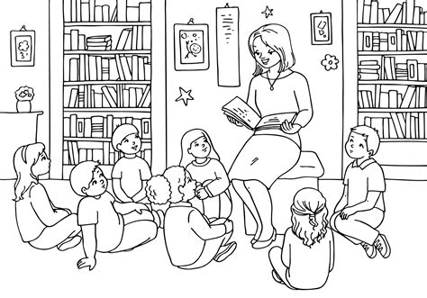 Dibujos De Niños De Jardin De Infantes Para Colorear Gratis Para Imprimir