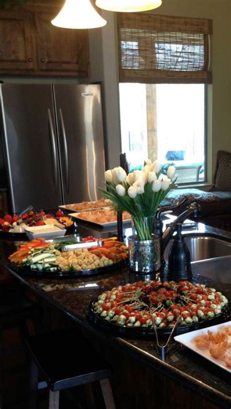 Wedding Reception Hors D Oeuvre Buffet Pretty Wedding Wedding