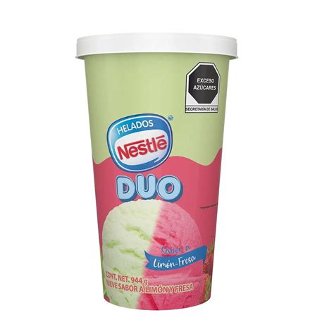 Helado Nestlé duo limon fresa 944 g Walmart