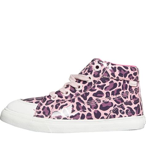 Buy Kickers Girls Tovni Hi Leopard Boots Pink