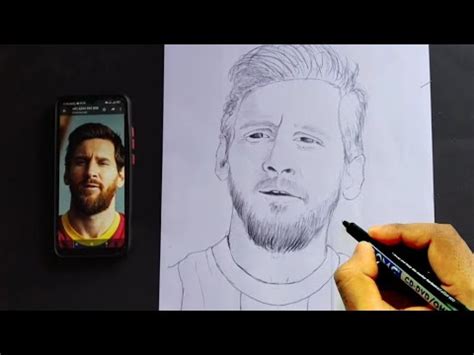 How To Draw Messi