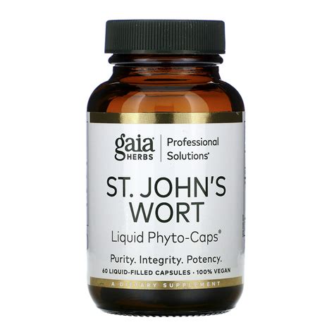 Gaia Herbs Professional Solutions St Johns Wort 60 Liquid Filled